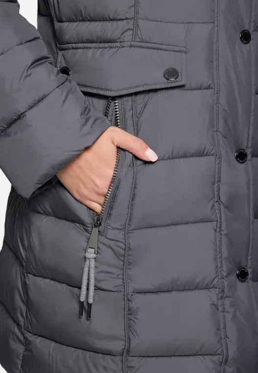 Betty Barclay Steppjacke mit abnehmbarer Kapuze
