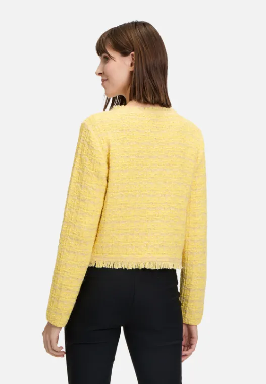 Betty Barclay Strick-Cardigan mit Fransen