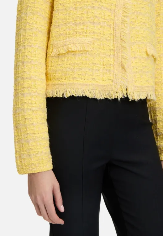 Betty Barclay Strick-Cardigan mit Fransen