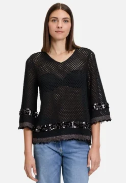 Betty Barclay Strickpullover mit Lochmuster