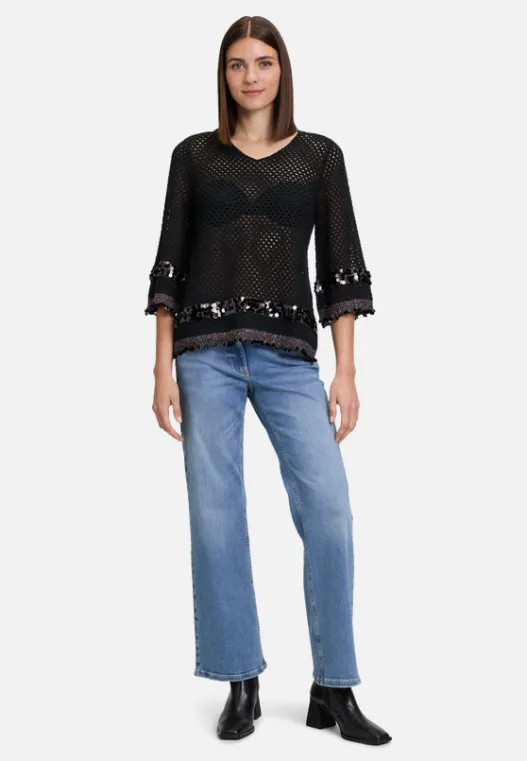 Betty Barclay Strickpullover mit Lochmuster