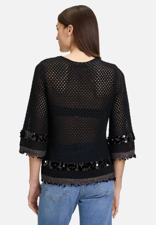 Betty Barclay Strickpullover mit Lochmuster