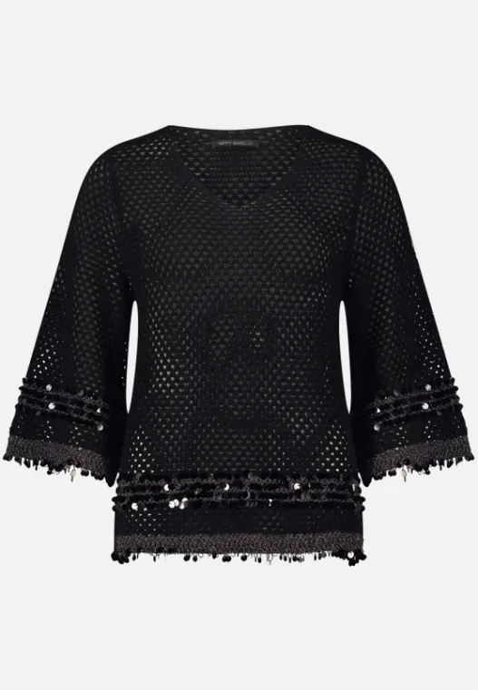Betty Barclay Strickpullover mit Lochmuster