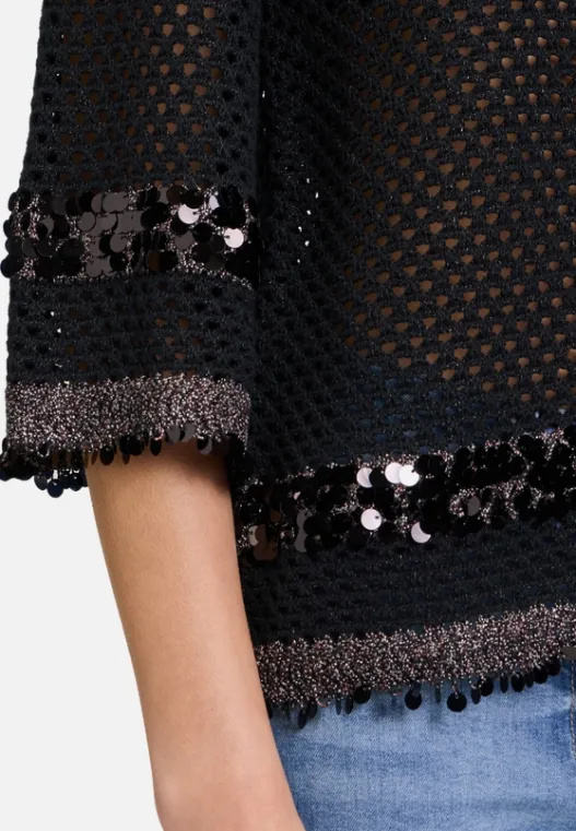 Betty Barclay Strickpullover mit Lochmuster