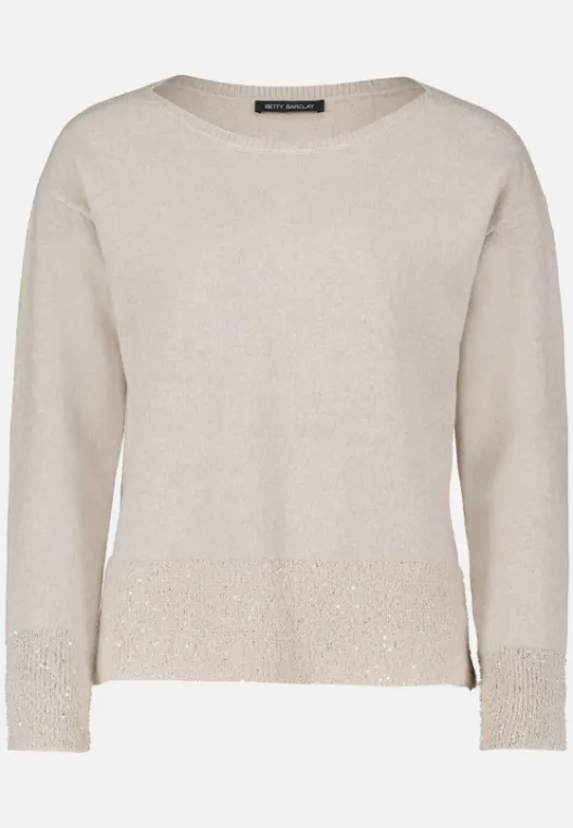Betty Barclay Strickpullover mit Pailletten