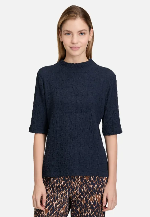 Betty Barclay Strukturshirt mit Stehkragen