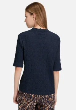 Betty Barclay Strukturshirt mit Stehkragen