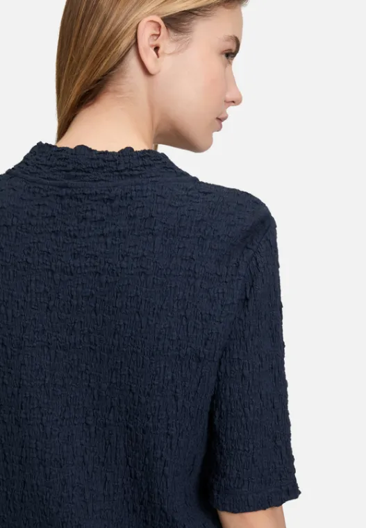 Betty Barclay Strukturshirt mit Stehkragen