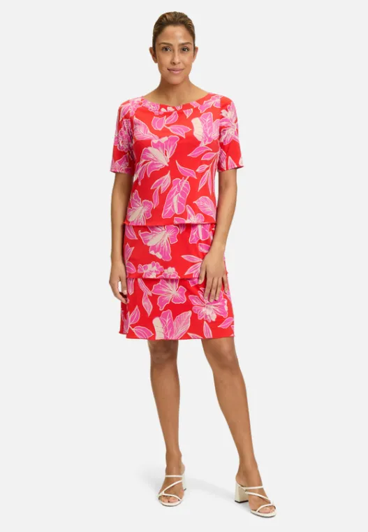Betty Barclay Stufenkleid kurzarm