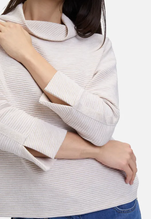 Betty Barclay Sweatshirt mit Rippenstruktur