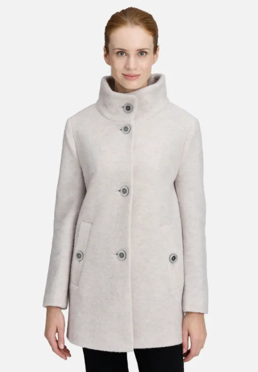 Betty Barclay Wollmantel mit hohem Kragen