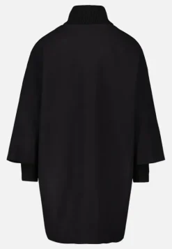 Betty Barclay Wollmantel mit Strickdetails
