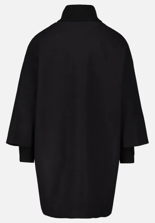 Betty Barclay Wollmantel mit Strickdetails