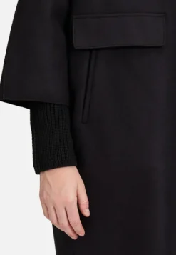 Betty Barclay Wollmantel mit Strickdetails