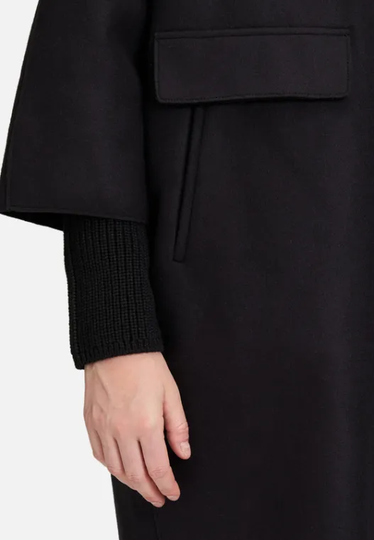 Betty Barclay Wollmantel mit Strickdetails